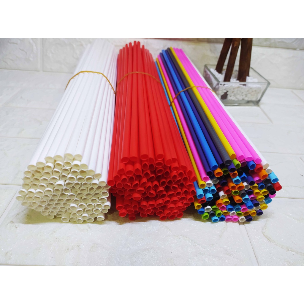 ( 100 pcs ) Stick Balon,Stick Dekorasi Kuat Tebal Bahan Premium