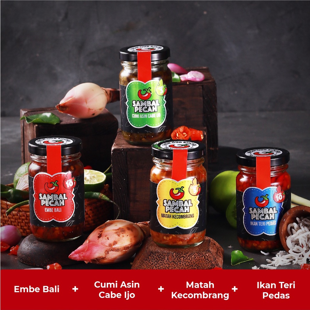 

Sambal Pecah - Sambal Baby Cumi Cabe Ijo Enak dan Halal Best Seller Sambal Pecah