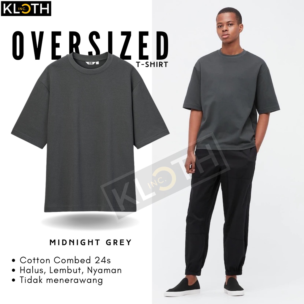 [NEW] Kaos OVERSIZE Korean Basic Polos Unisex Cotton Combed 24s Premium