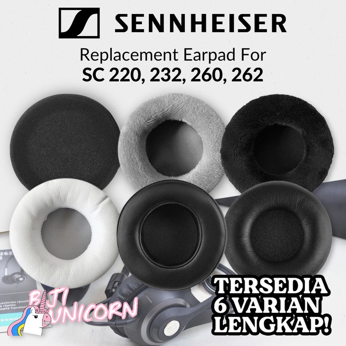 Earpad Earcup Cushion Sennheiser SC 220 232 260 262 Busa Bantalan Foam