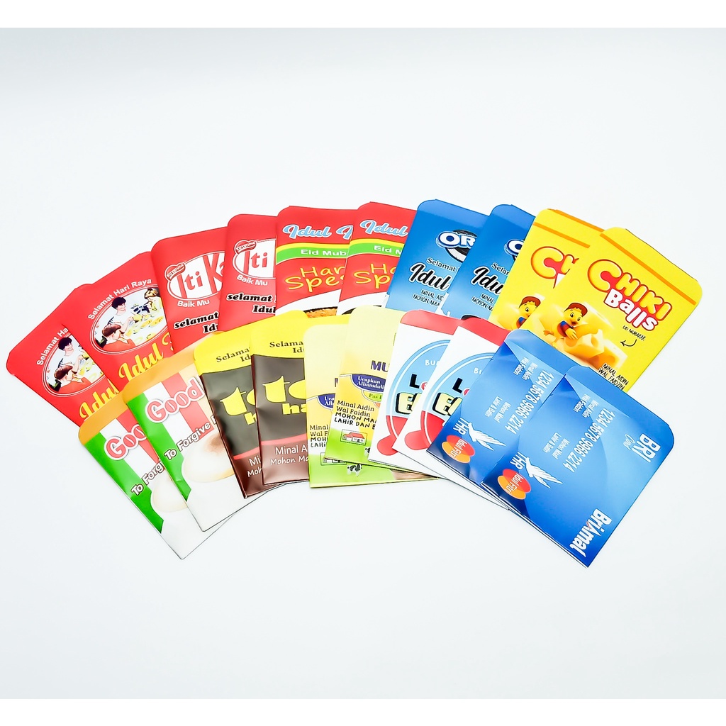 

Amplop Idul Fitri / Angpou Idul Fitri / Bahan Hvs Glossy High Quality 1 Pack isi 10 Pcs / Jual Amplop idulfitri