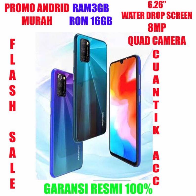 HP ANDROID MURAH RAM 3GB - 4G LTE - GARANSI RESMI