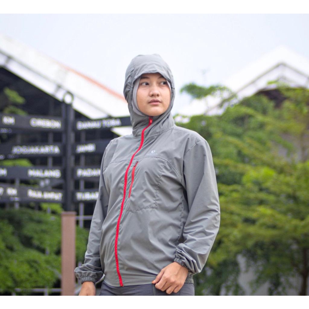 JAKET LIPAT OLAHRAGA GREENFOREST LAVATERA PRIA WANITA / JAKET RUNNING JOGGING SEPEDA SAUNA