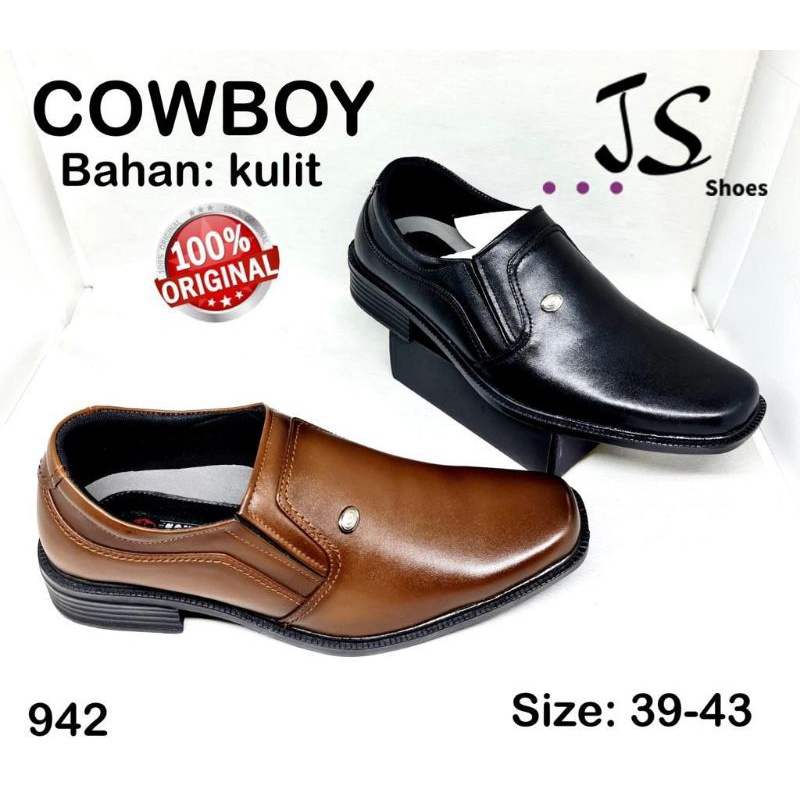 COWBOY 942 - SEPATU FANTOFEL KULIT PRIA DEWASA MERK COWBOY