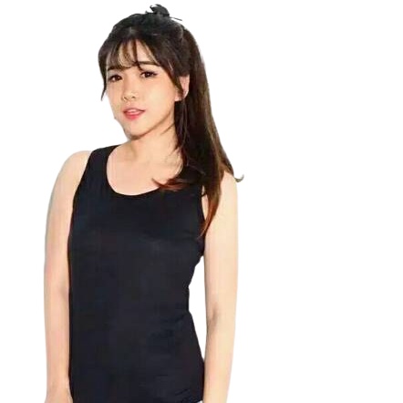 SINGLET KAOS DALASM WANITA MURAH TANK TOP WANITA TALI LEBAR VELLY 188