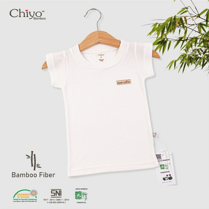 OBLONG PUTIH PENDEK RIB CHIYO BAMBOO