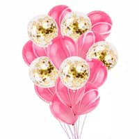 TBI Buket 20pcs Balon Pesta Hiasan Confetti Set Ulang Tahun Baby Shower