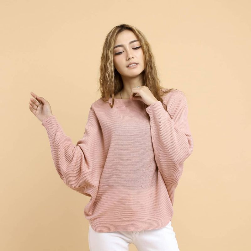 LASPERAL BETWING real pict/Baju rajut kalong jumbo virall/ Rajut berkualitas, Produk Original-Dasty