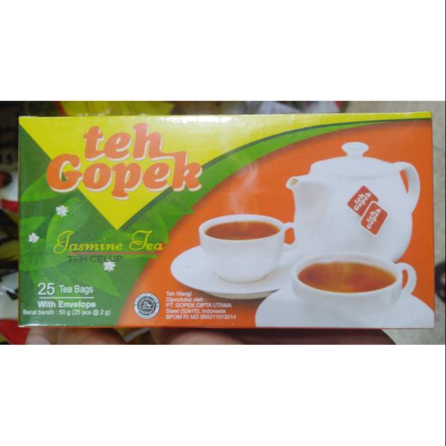 

Teh Gopek, Gopek Tea, 25 Ktg / kantong / bandul