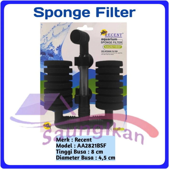 Bio Sponge Filter Aquarium Aquascape RECENT AA 2821 F Twin Sponge