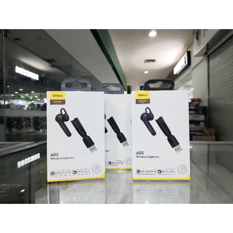 Baseus Encok A05 Earphone Wireless/Bluetooth Headset Handsfree Magnetic