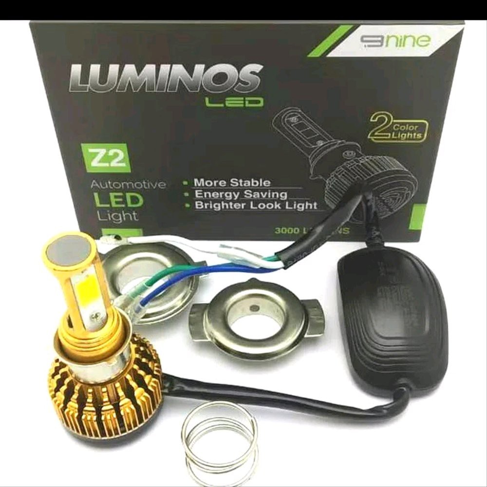 LAMPU LED MOTOR Z2 3SISI LUMINOS 2WARNA YELLOW WHITE Diskon