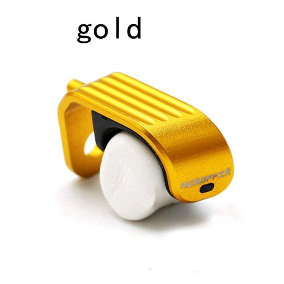 Aceoffix Brompton E Type Hook - Brompton Buckle Wheel Front Fork Hook Gold