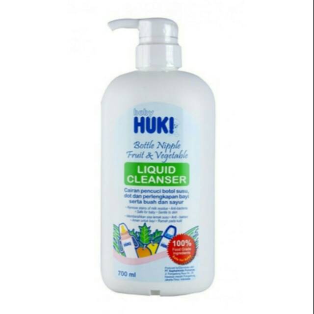 Huki Bottle Cleanser 700ml Pump Sabun Pencuci Botol Susu dan Sayuran