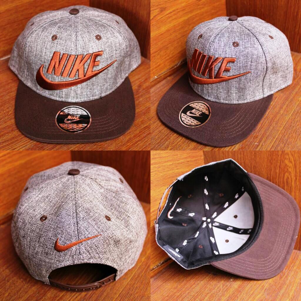 Topi Nike Grey Topi Snapback Topi Vintage Topi Retro Topi Baseball Grosir Termurah