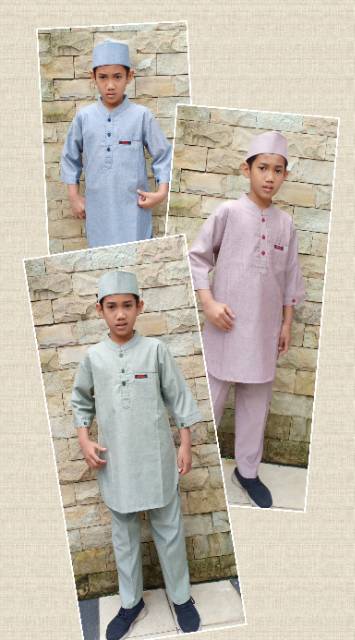 STELAN TURKI RAFKA / KOKO ANAK / BAJU MUSLIM ANAK LAKI LAKI