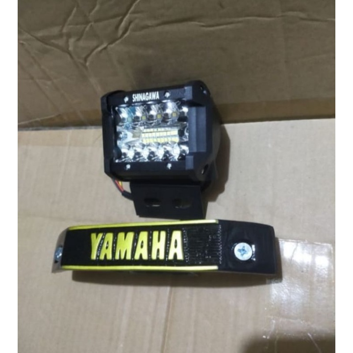 Lampu Tembak Lampu LED 20 Mata Plus Dudukan Breket LED Plus Kumis Yamaha RX-King Rx-S RX-K Byson