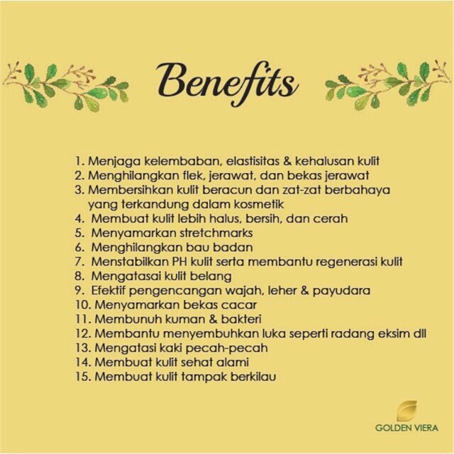 (READY) SABUN HERBAL GOLDEN VIERA KEMASAN TERBARU Paket 5pcs paket 10pcs FREE GIFT