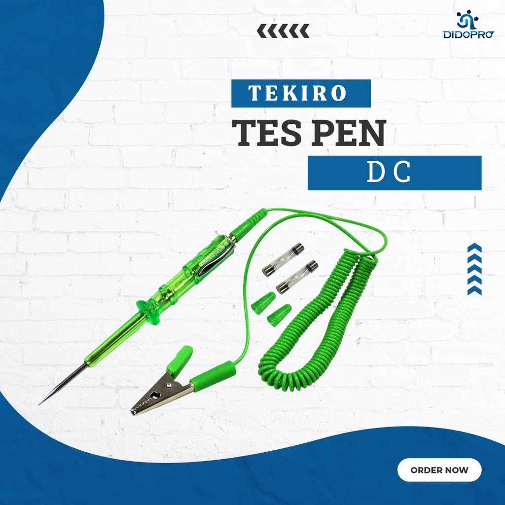 Tespen Tes Pen Testpen DC atau Auto Voltage Tester TEKIRO AU-VT1061