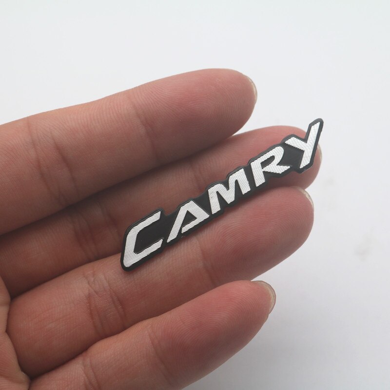 4pcs Stiker Emblem 3d Bahan Aluminum Untuk speaker Mobil Toyota Camry