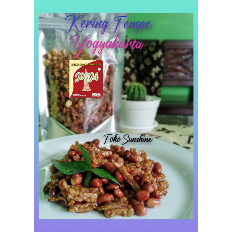 Ahlinya Kering Tempe Orek Tempe Pedas Manis Asin Kering Tempe Teri Kacang Yogyakarta Shopee Indonesia