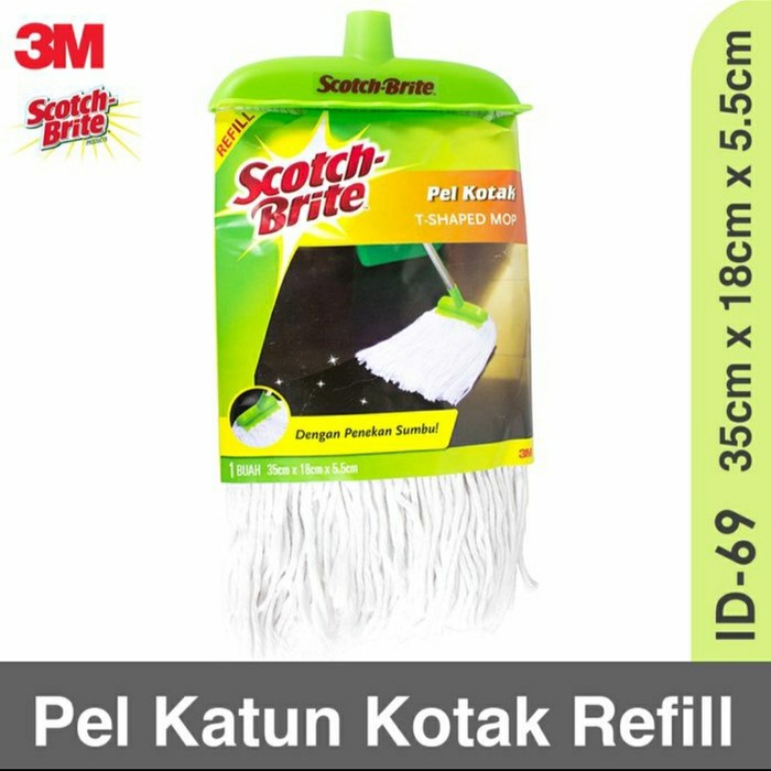 REFILL PEL PELAN SCOTCH BRITE T-SHAPED MOP REFILL ID-69 3M SCOTCH-BRITE