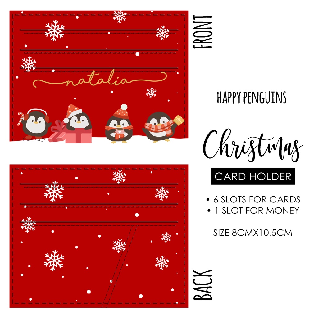 Cardholder Christmas Dompet Kartu Kado Natal