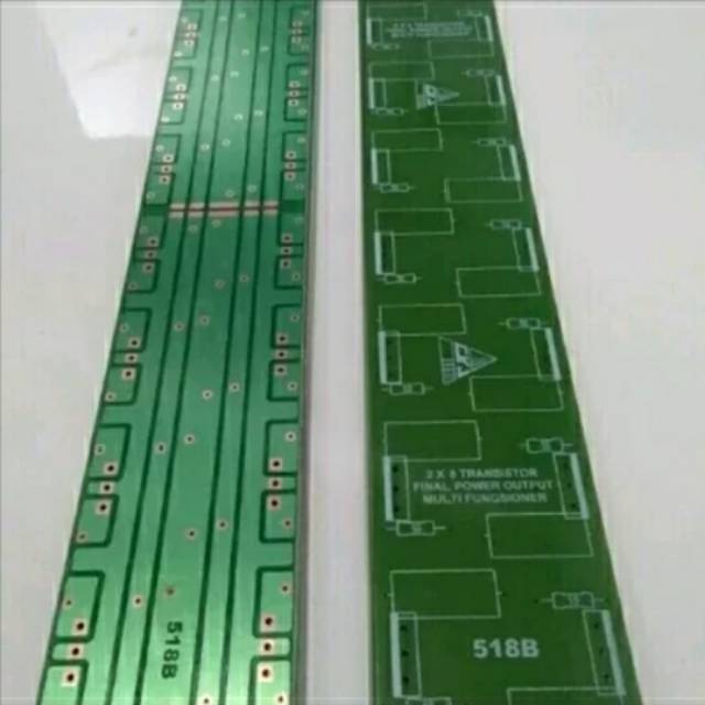 PCB Panel 8 Set Transistor Final Mono atau 4 set x 2 Stereo