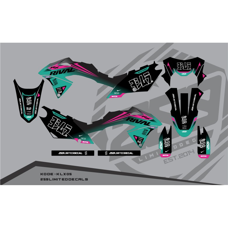 Decal Kawasaki KLX 150 BF SE Extreme |KLX05