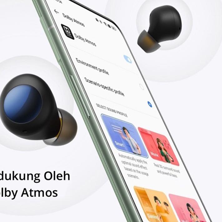 Realme Buds Q2s, 10mm Large Driver,  Connection,realme buds q original resmi，Realme Buds Q TWS ..