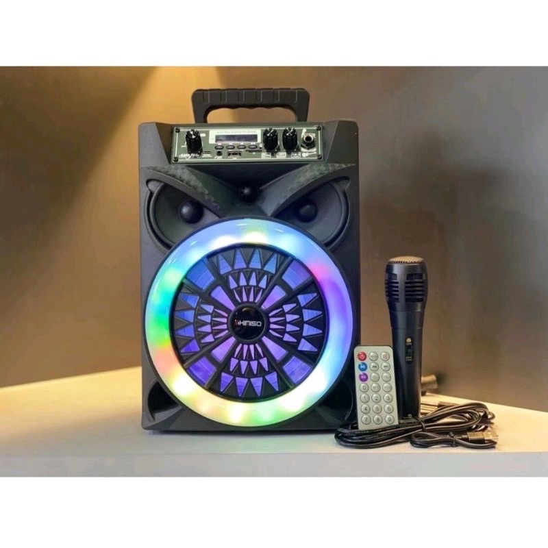 SPEAKER BLUETOOTH KARAOKEAN KIMISO 7801/ KIMISO 834/F-8606LED FLECO 955C/D BONUS MICROFON F-6691-3