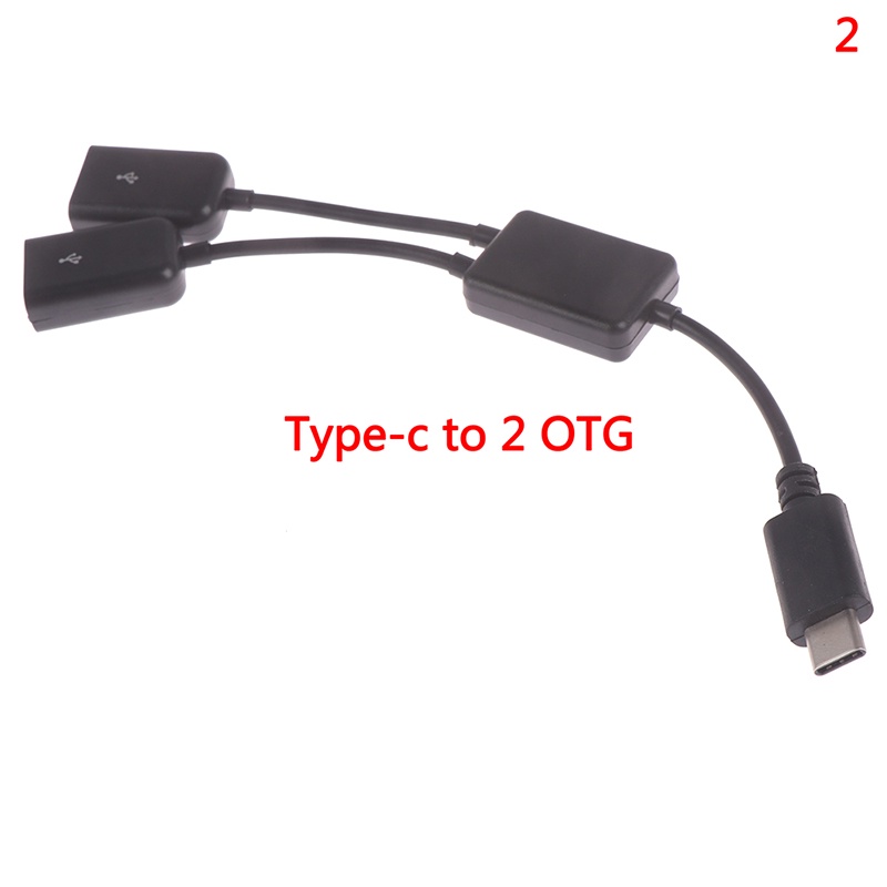 &lt; E2id &amp; &gt; Adaptor splitter Kabel Data / Charger Micro usb / type c Ke 2 otg female