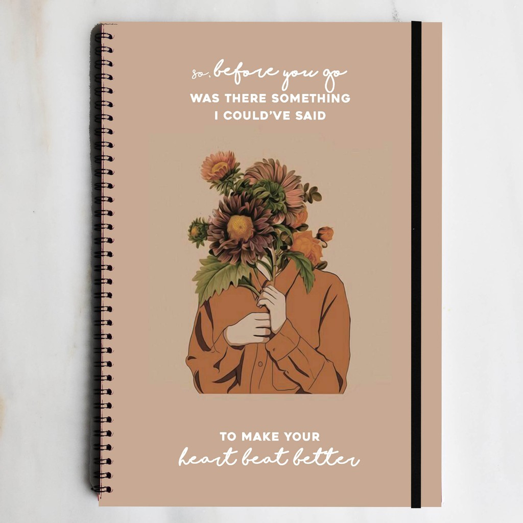 

BEFORE YOU GO Song Lyrics Spiral Ruled Notebook Diary Journal Buku Tulis Catatan Sekolah Kuliah