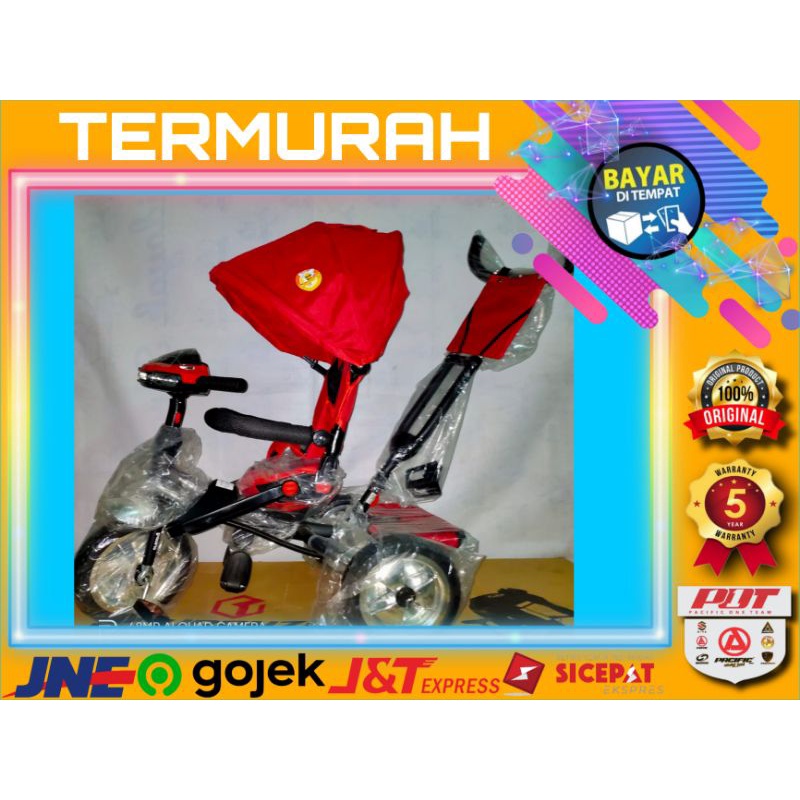 sepeda stroller anak Pasific lmx 809 c dorongan bayi stroller anak stroller bayi sepeda anak Trycicl