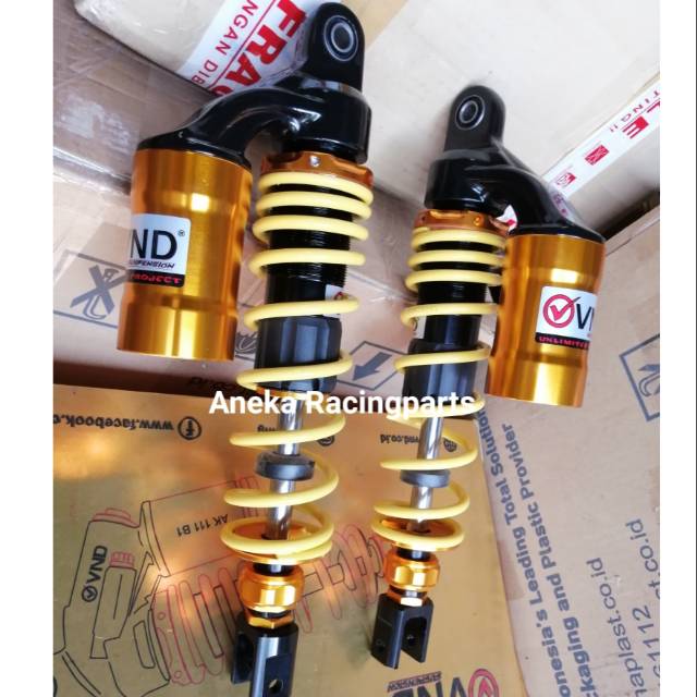 Shockbreaker pcx xmax 348mm vnd racing ak333 / shock belakang pcx xmax / shock breaker pcx xmax