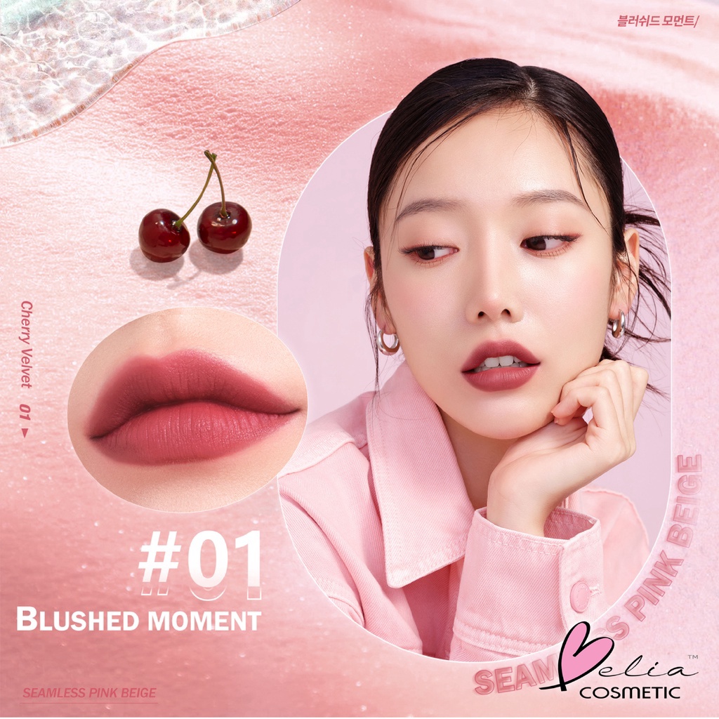 ❤ BELIA ❤ BNB barenbliss Cherry Makes Cheerful Lip Velvet korea Lipcream | Lip Cream Korea | Lip Velvet