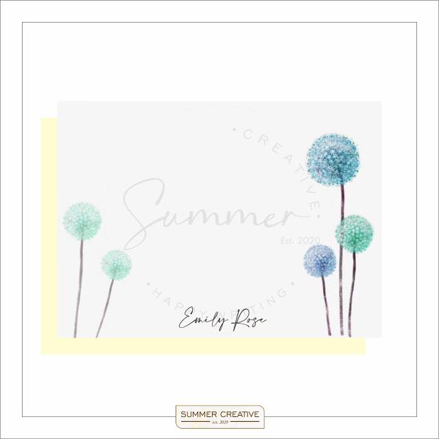 

Personalized Blank Card / Blank Note - NS17 / Thank You / Greeting Card / Kartu Polos / Ucapan