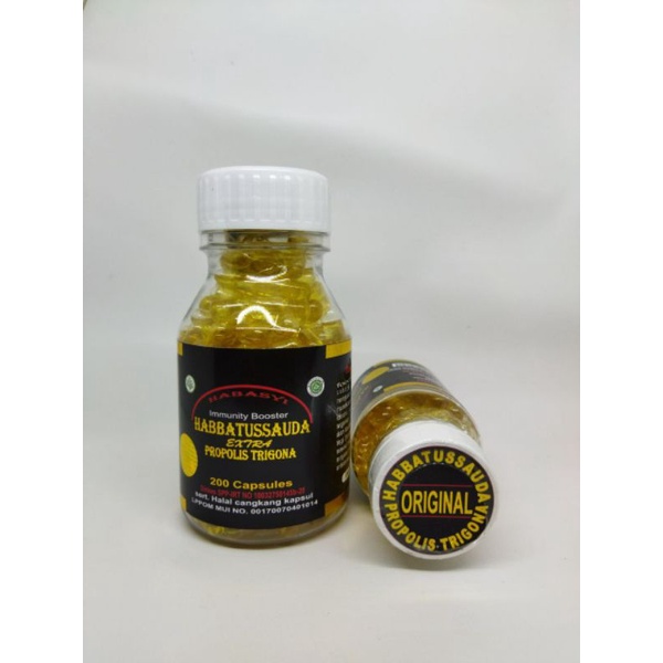 Minyak Habbatussauda Extra Propolis Trigona 200 kapsul