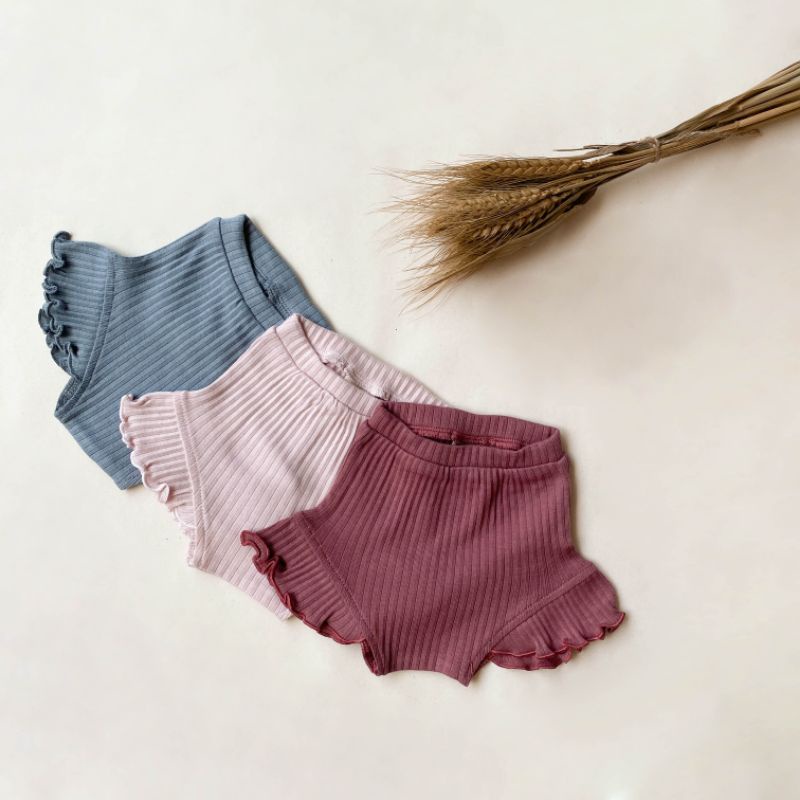 BOHOPANNA Ruffle  Bloomers Celana Pendek Anak Perempuan