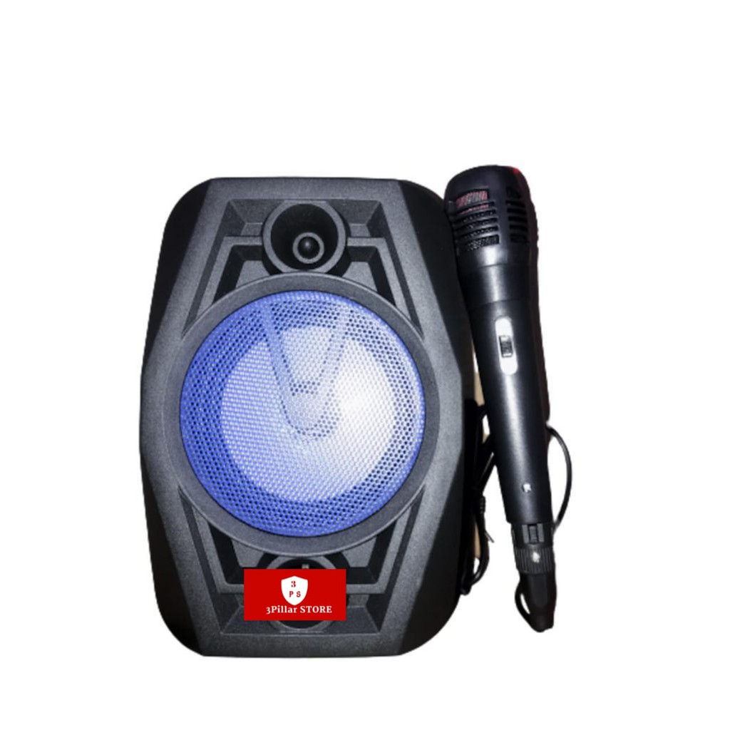 SPEAKER BLUETOOTH KARAOKE FLECO F-416 BONUS MIC