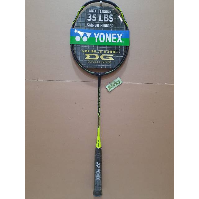 RAKET BADMINTON YONEX VOLTRIC 0.5 DG - MAX TENSION 35 LBS SMASH HARDER - TRI-VOLTAGE SYSTEM-ORIGINAL
