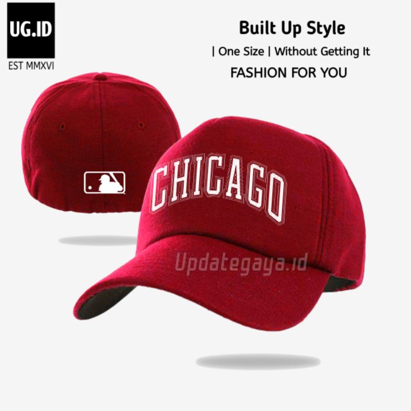 Topi CHICHAGO Built Up Baseball |Topi Pria