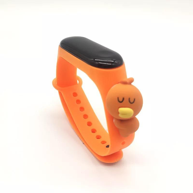 JY J017 Jam Tangan Anak Elektronik Led Motif Kartun Tahan Air Termurah IMPORT-OREN BEBEK