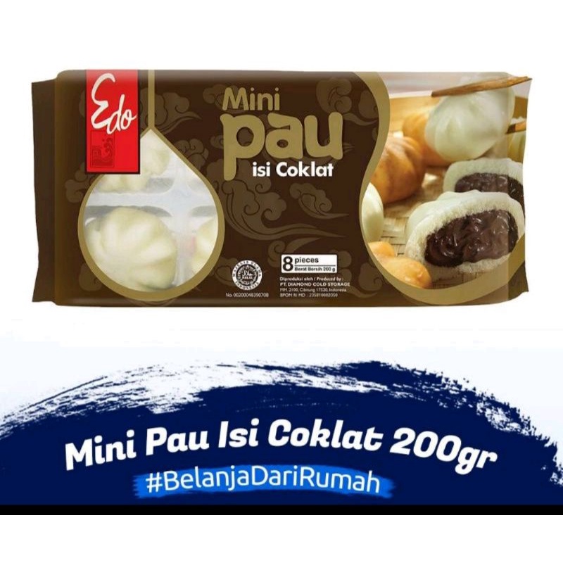 

Edo Mini Pau Coklat 200 gr