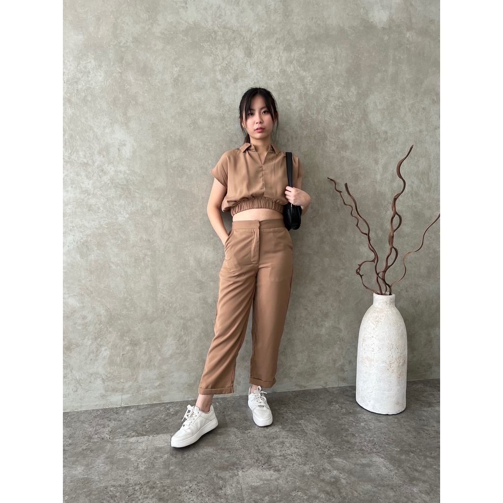 Sweet Berry - Megumi Set (Baju Set Celana Panjang)-Choco