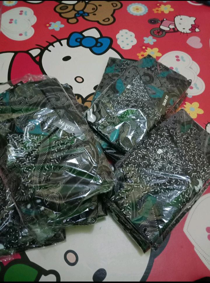 New Arrival Distro Batik Pria Bordir Sogan Hrb026 Batikaf Notoarto Batik Ipnu-ippnu Hem Pria Bel