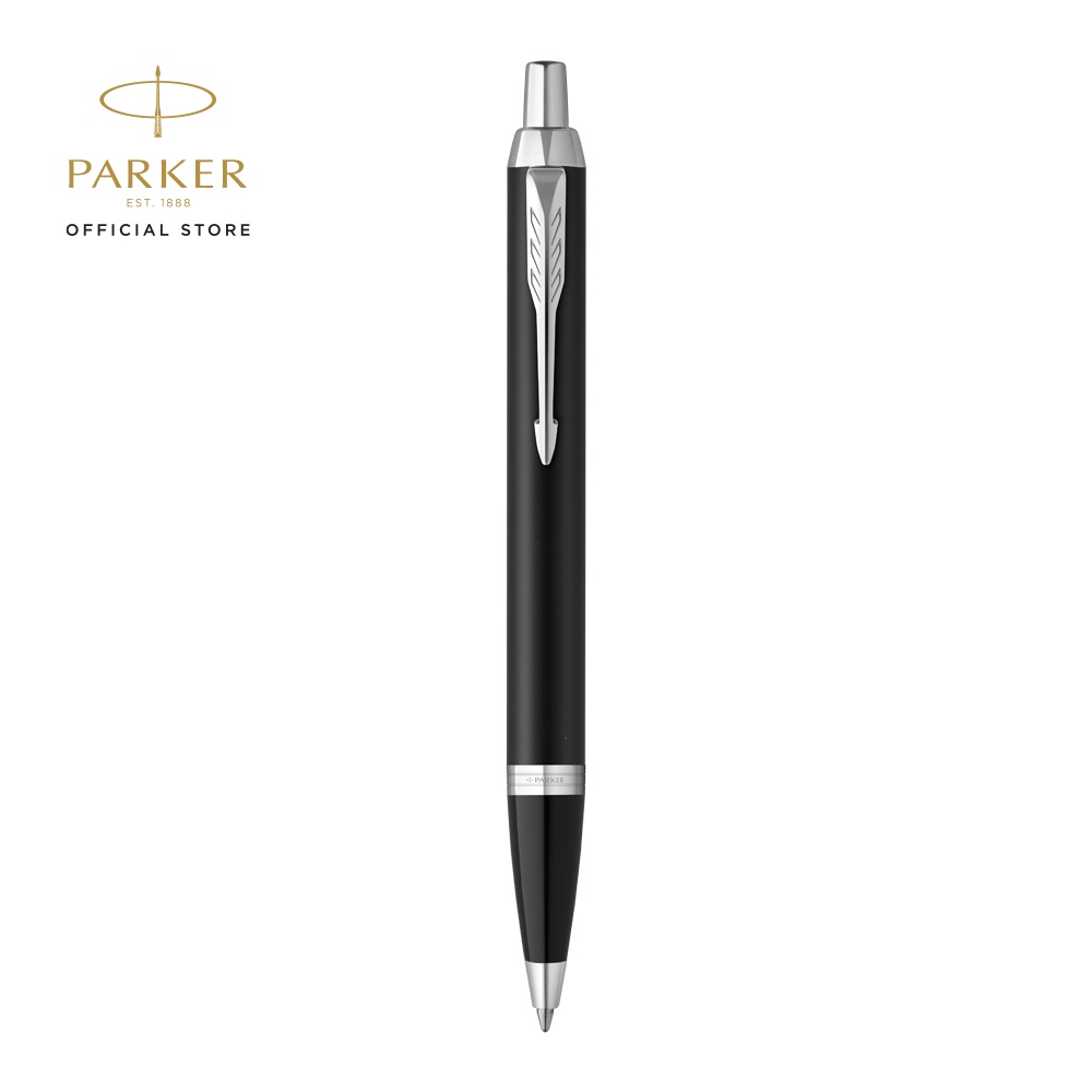 

Parker IM Matte Black Chrome Trim Ballpoint