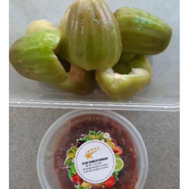 

Paket rujak Jambu cincalo + bumbu rujak