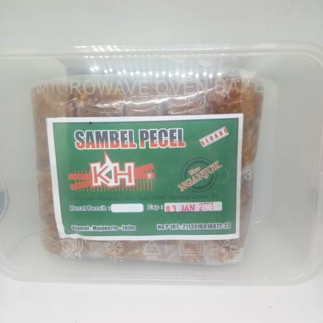 

Sambel Pecel Sangrai Khas Nganjuk 600 gram