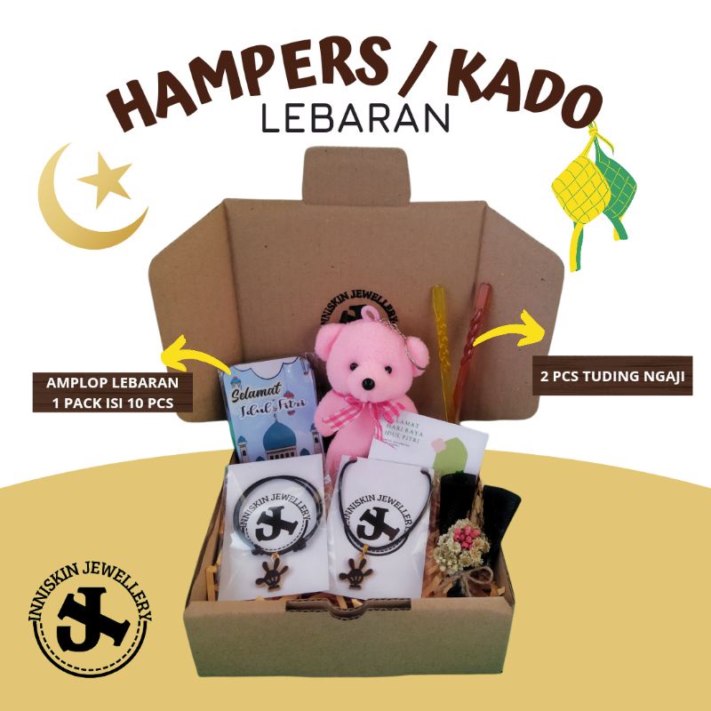 Hampers Lebaran Idul Fitri / Hampers Gelang Kalung Korea / Kado Paket Lebaran / Hampers Boneka / Hampers Buket Bunga / Hampers Kado Gelang / Hampers Gelang